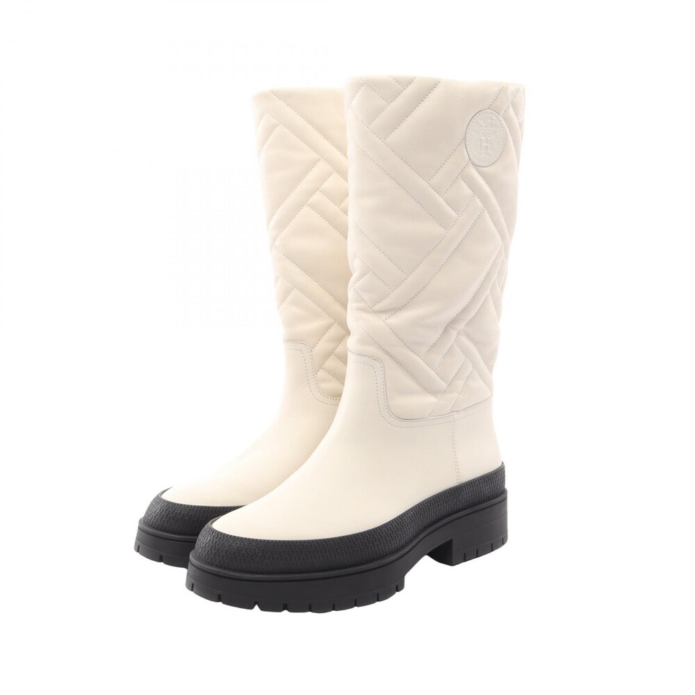 Hermes Fuji Quilting Long Boots #36 #365331H87B
